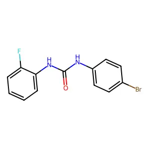 1-(4-Bromophenyl)-3-(2-fluorophenyl)urea structure