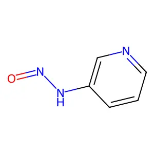 N-nitroso-3-Pyridinamine structure