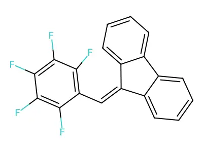 9H-Fluorene, 9-[(pentafluorophenyl)methylene]- structure
