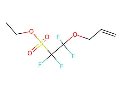 Ethyl 2-Allyloxy-1,1,2,2-tetrafluoroethanesulphonate structure