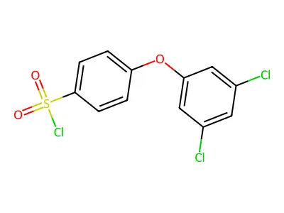 4-(3,5-dichlorophenoxy)benzenesulfonyl Chloride structure