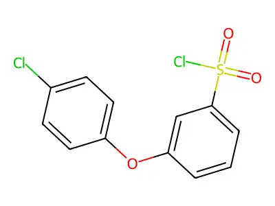 3-(4-chlorophenoxy)benzenesulfonyl Chloride structure
