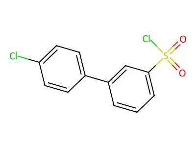 3-(4-chlorophenyl)benzenesulfonyl Chloride structure