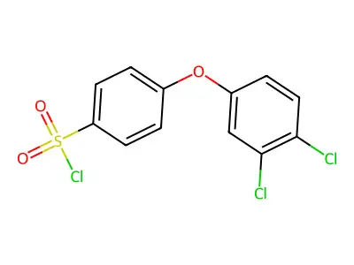4-(3,4-dichlorophenoxy)benzenesulfonyl Chloride structure