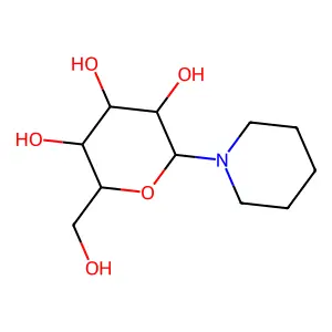 1-Hexopyranosylpiperidine structure