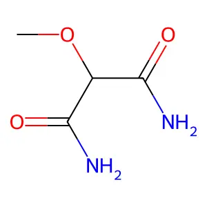 2-甲氧基丙二酰胺 structure