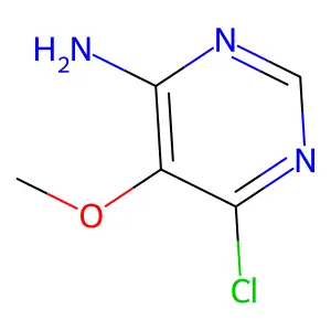 6-Chloro-5-methoxy-4-pyrimidinamine structure
