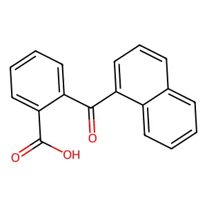 2-(1-萘甲酰基)苯甲酸 structure