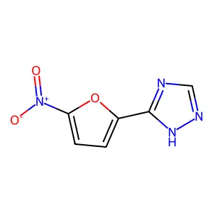 3-(5-Nitro-2-furyl)-4H-1,2,4-triazole structure