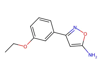 3-(3-Ethoxyphenyl)-1,2-oxazol-5-amine structure