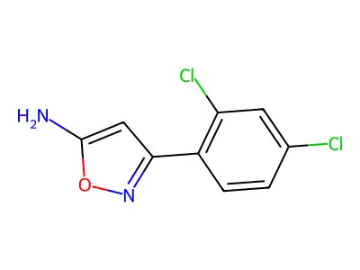 3-(2,4-Dichlorophenyl)-1,2-oxazol-5-amine structure