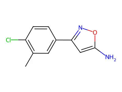 3-(4-Chloro-3-methylphenyl)-1,2-oxazol-5-amine structure