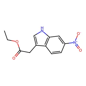 Ethyl 6-Nitroindole-3-acetate structure