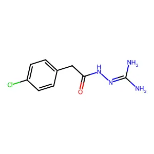 2-[(4-Chlorophenyl)acetyl]hydrazine-1-carboximidamide structure