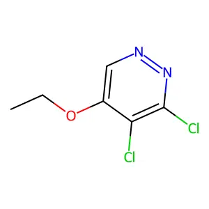 3,4-Dichloro-5-ethoxypyridazine structure