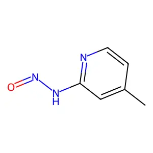 2-Pyridinamine, 4-methyl-N-nitroso- structure