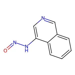 N-(Isoquinolin-4-yl)nitrous amide structure