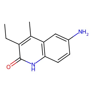 6-amino-3-ethyl-4-methylquinolin-2(1H)-one structure