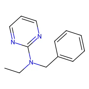 N-苄基-N-乙基嘧啶-2-胺 structure