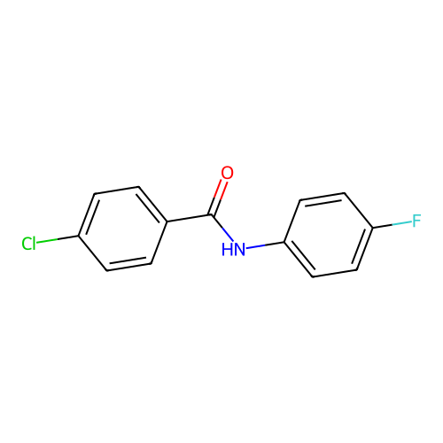 4-氯-N-(4-氟苯基)苯甲酰胺 structure