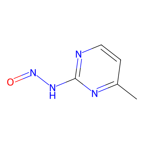 N-(4-甲基嘧啶-2-基)亚硝胺 structure