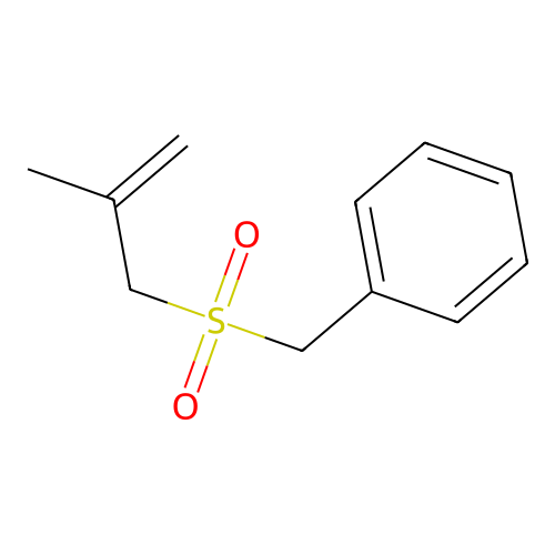 2-Methylprop-2-enylsulfonylmethylbenzene structure