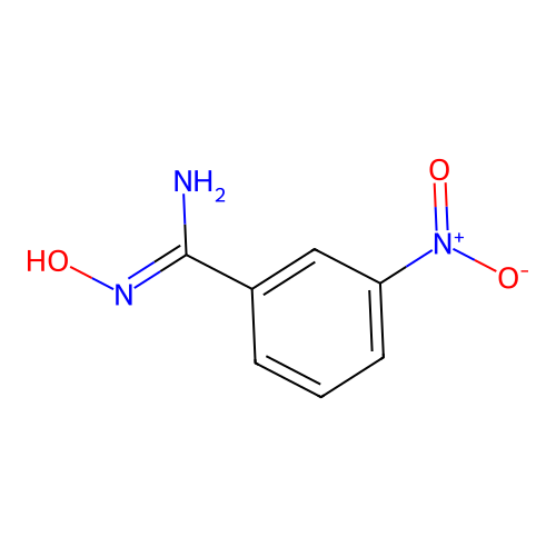 m-Nitrobenzamide oxime structure