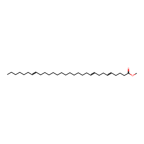 5,9,23-Triacontatrienoic methyl ester structure