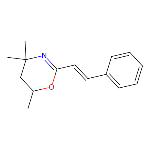 4H-1,3-Oxazine, 5,6-dihydro-2-(2-phenylethenyl)-, (E)- structure