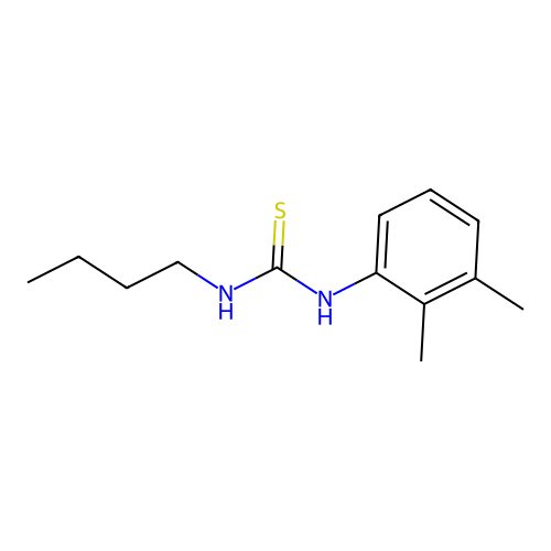 1-Butyl-3-(2,3-dimethylphenyl)thiourea structure