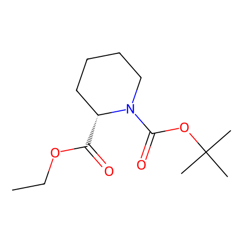 (S)-1-tert-Butyl 2-ethyl piperidine-1,2-dicarboxylate structure