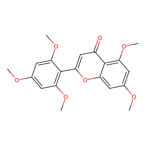 5,7,2',4',6'-Pentamethoxyflavone structure