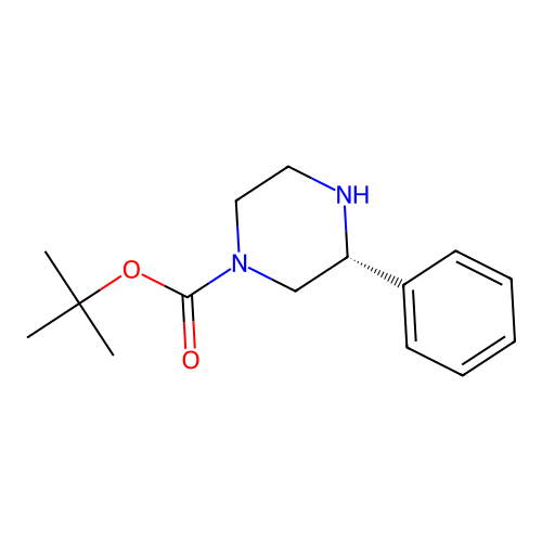 tert-butyl (3R)-3-phenylpiperazine-1-carboxylate structure