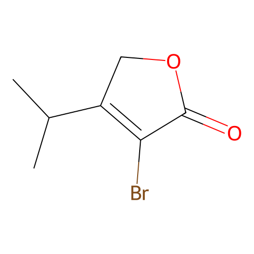 3-Bromo-4-isopropyl-2(5H)-furanone structure