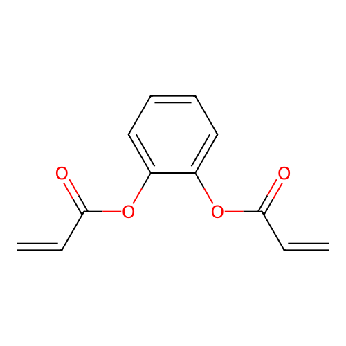 1,2-Benzenediol, O,O'-diacryloyl- structure