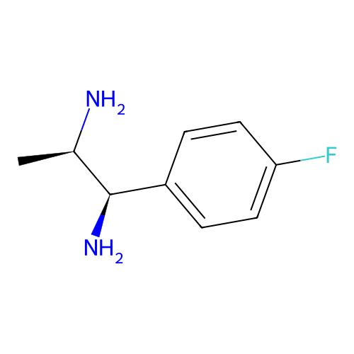 (1R,2R)-1-(4-fluorophenyl)propane-1,2-diamine structure