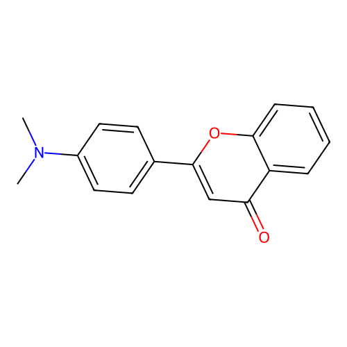 2-[4-(Dimethylamino)phenyl]-4h-Chromen-4-One structure
