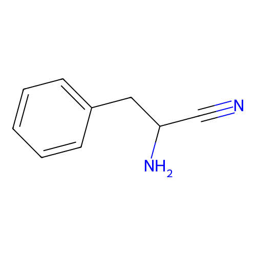 2-氨基-3-苯基丙腈 structure