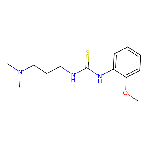 1-[3-(Dimethylamino)propyl]-3-(2-methoxyphenyl)thiourea structure