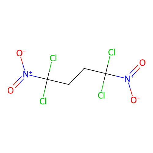 1,4-Dinitro-1,1,4,4-tetrachlorobutane structure