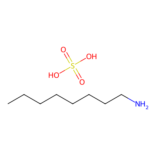 1-Octanamine, sulfate (1:?) structure