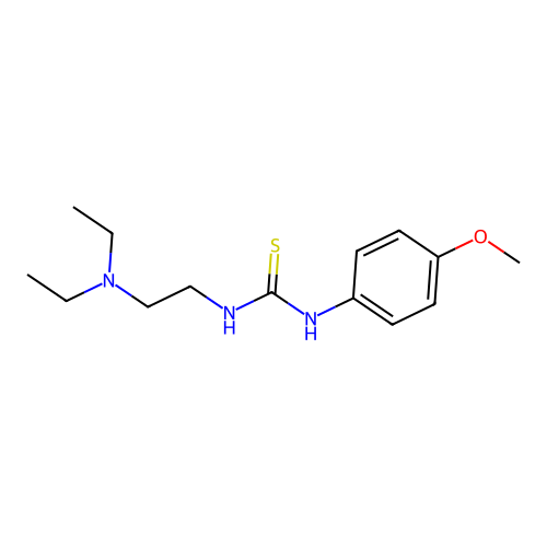 1-[2-(Diethylamino)ethyl]-3-(4-methoxyphenyl)thiourea structure