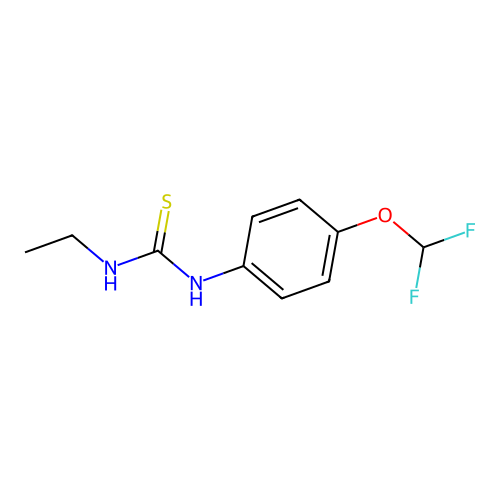 Thiourea, N'-[4-(difluoromethoxy)phenyl]-N-ethyl- structure