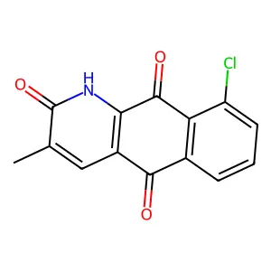9-Chloro-3-methylbenzo[g]quinoline-2,5,10(1h)-trione structure