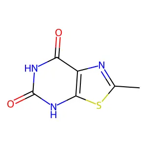 2-methyl-4H-thiazolo[5,4-d]pyrimidine-5,7-dione structure