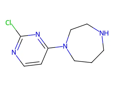 1-(2-Chloropyrimidin-4-yl)-1,4-diazepane structure