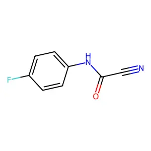 1-[(Cyanocarbonyl)amino]-4-fluorobenzene structure
