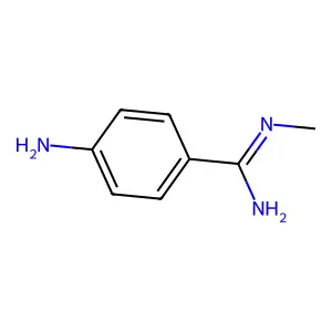 4-氨基-N'-甲基苯甲脒 structure