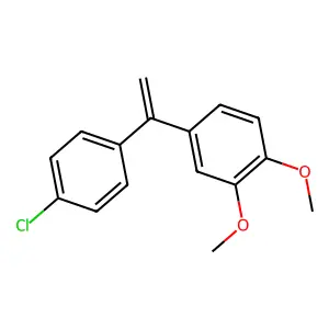 4-[1-(4-Chlorophenyl)ethenyl]-1,2-dimethoxybenzene structure