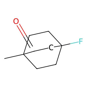 4-Fluoro-1-methylbicyclo[2.2.2]octan-2-one structure